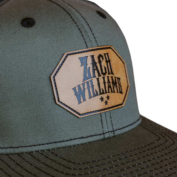 Baseball-style cap with a ’Zach Williams’ patch on the front.