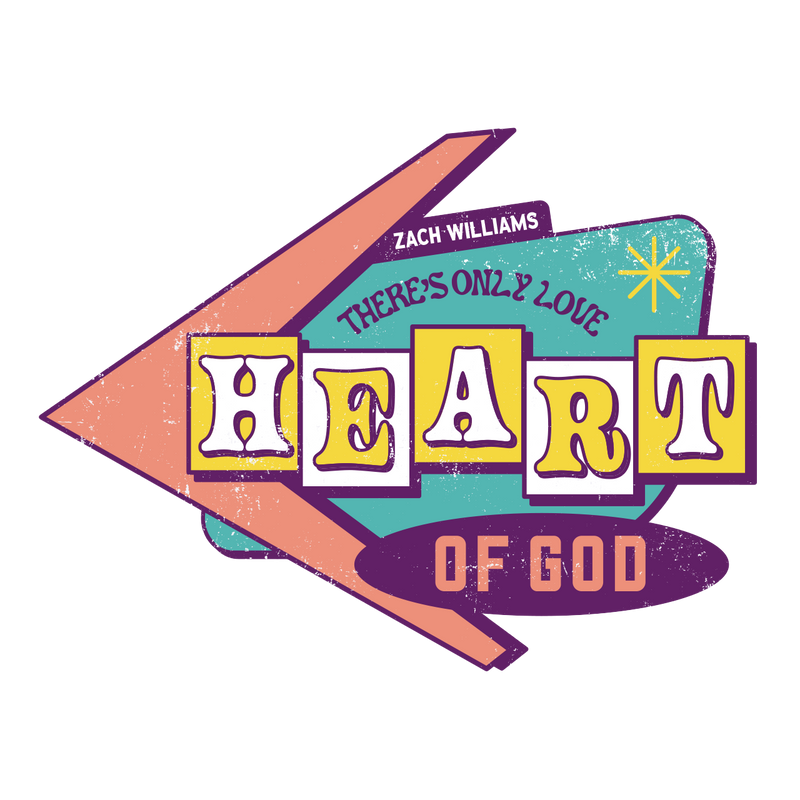 Heart of God Vintage Sticker