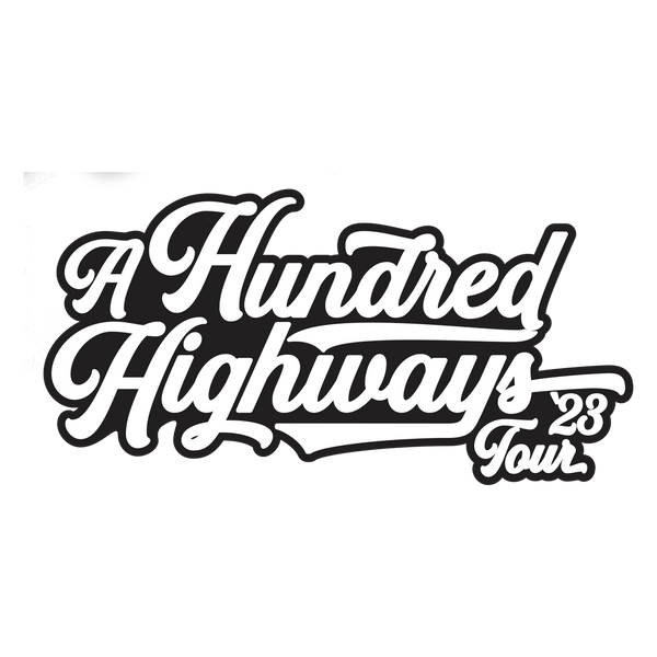 Hundred Highways Tour Sticker