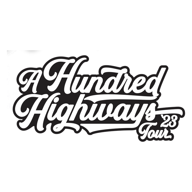 Hundred Highways Tour Sticker